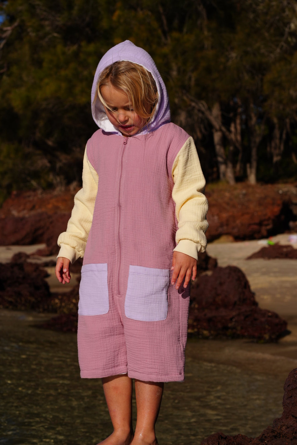 Long-Sleeve Kid’s Jumpsuit Towel
