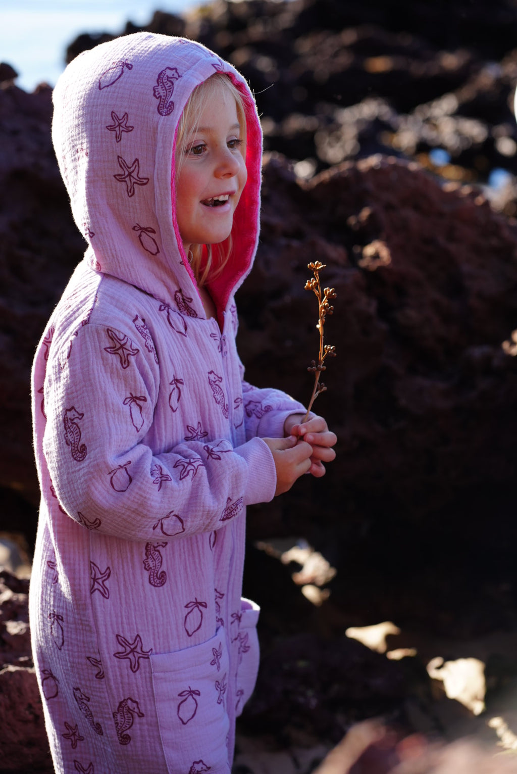 Long-Sleeve Kid’s Jumpsuit Towel