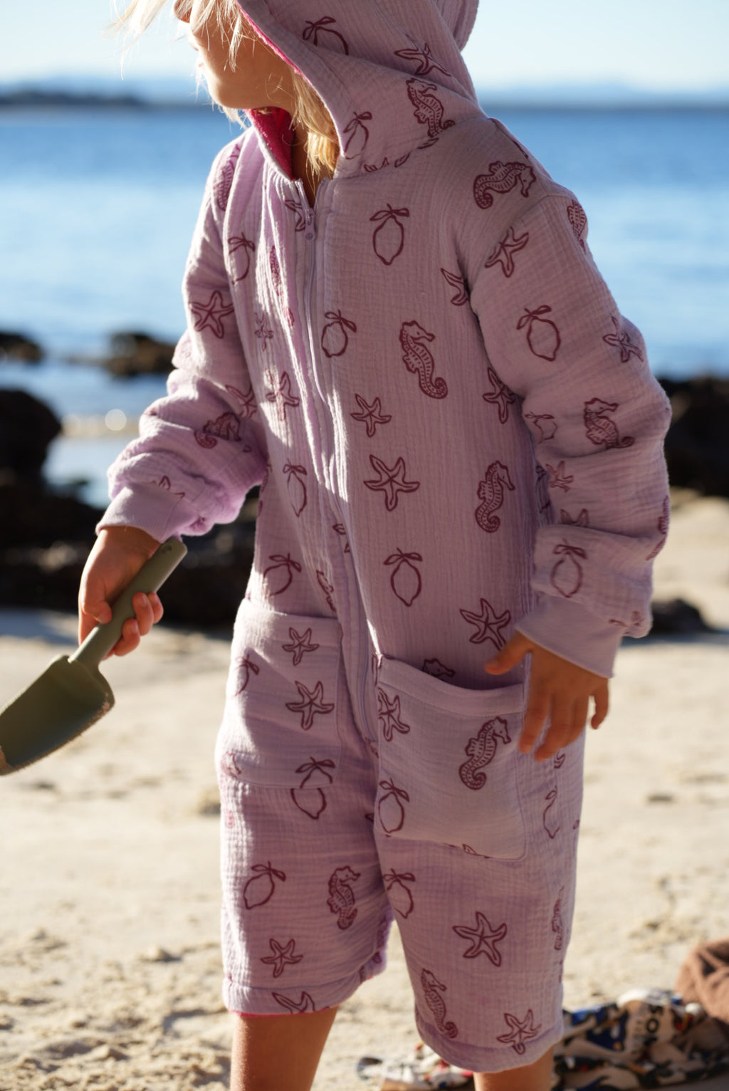 Long-Sleeve Kid’s Jumpsuit Towel